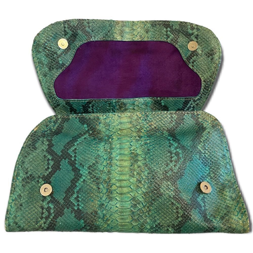 ❤️SOLD❤️Diego Rocha Python Custom Made Handbag - Picture 6 of 13